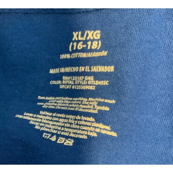 Get Your Holiday Cheer On T-Shirt Juniors Teen XL Short Sleeve Graphic Pullover - Picture 5 of 5